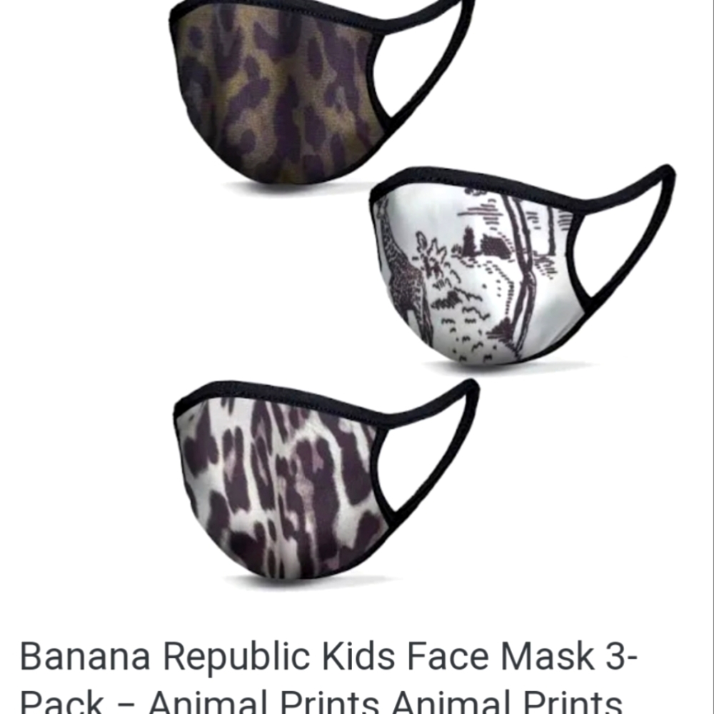 NWT Banana Republic Kids Masks 😷